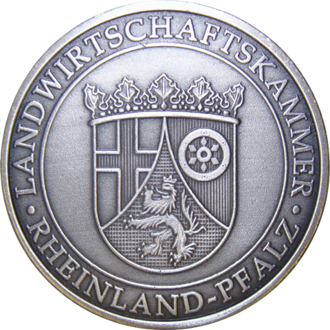 Silberne Kammerpreismünze der Landwirtschaftskammer Rheinland-Pfalz